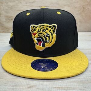 NEW Osaka Tigers Ebbets Field Flannels DNA Fitted Cap Hat Black sz 7 5/8